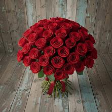 Букет 55 Красных роз Фридом #REPLACE_PRED# Нижнем Новгороде