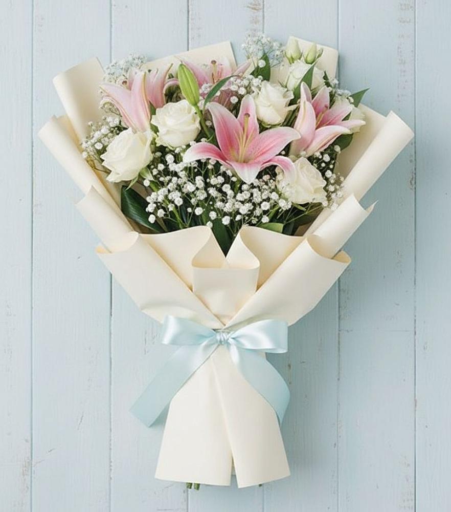 Букет цветов из: Лилии в Нижнем Новгороде