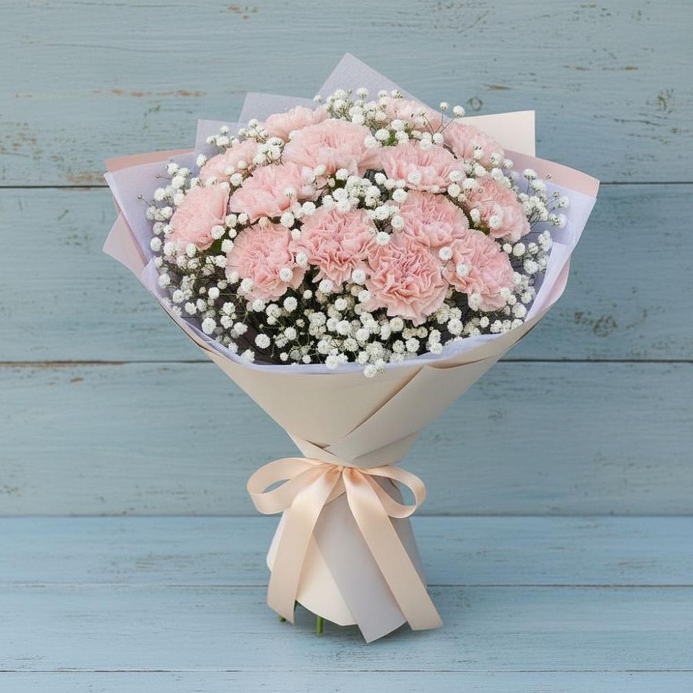 Букет цветов из: Гвоздики в Нижнем Новгороде