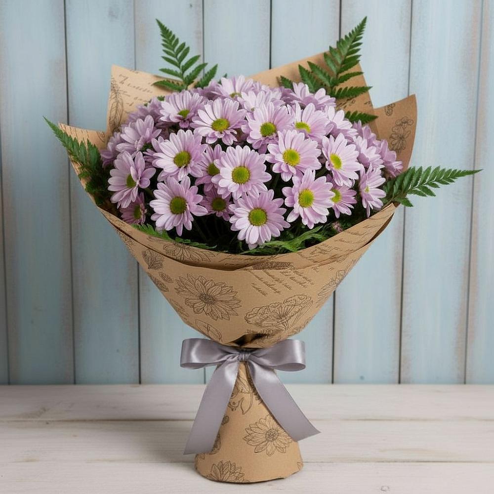 Букет цветов из: Хризантемы в Нижнем Новгороде