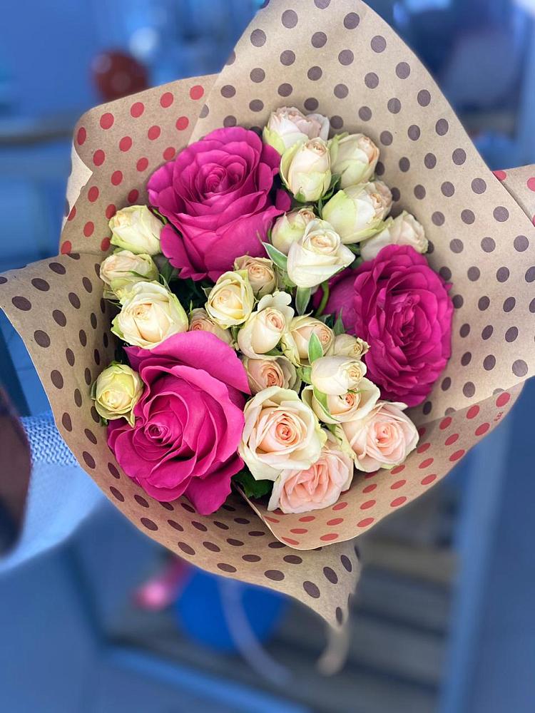 Букет ласковый взгляд в Нижнем Новгороде Букет цветов из: Розы в Нижнем Новгороде