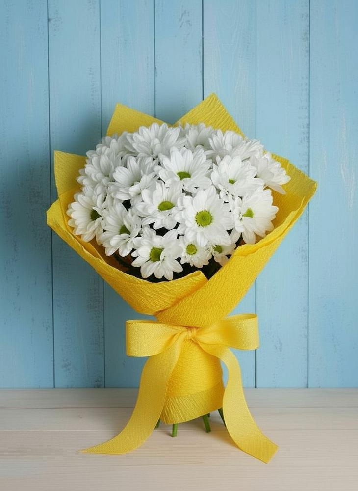 Букет цветов из: Хризантемы в Нижнем Новгороде