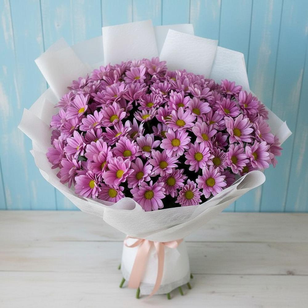 Букет цветов из: Хризантемы в Нижнем Новгороде