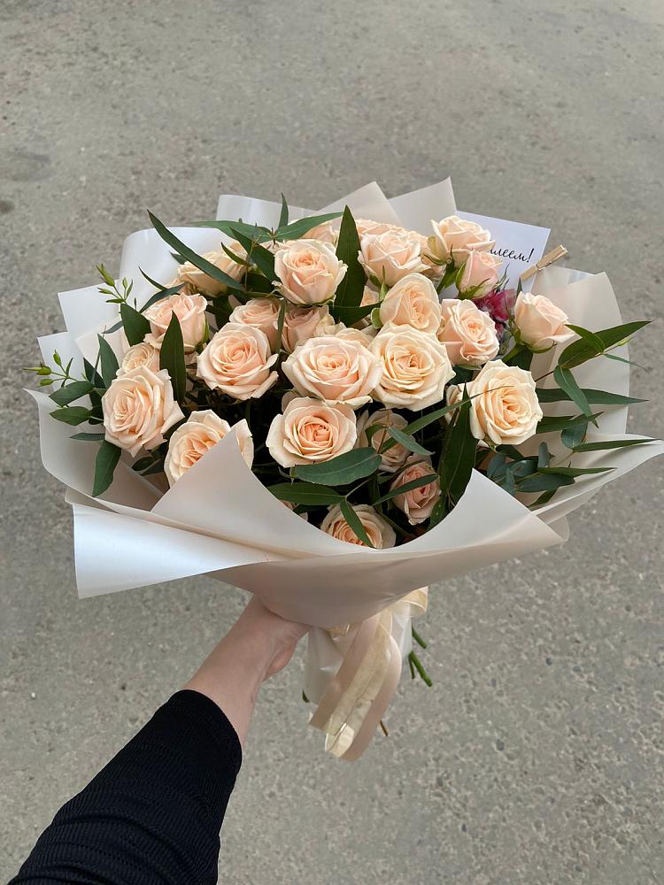 Букет Кремовые розы Латте в Нижнем Новгороде