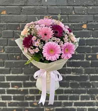 Букет цветов из:  Герберы и Хризантемы в Нижнем Новгороде