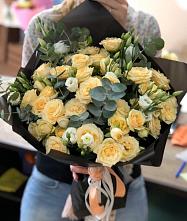 Букет цветов из:  Розы и Лизиантусы #REPLACE_PRED# Нижнем Новгороде