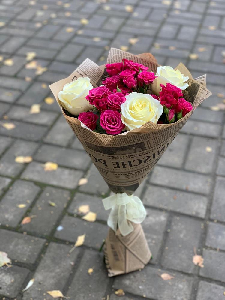 Букет Удивительный из роз в Нижнем Новгороде Букет цветов из: Розы в Нижнем Новгороде