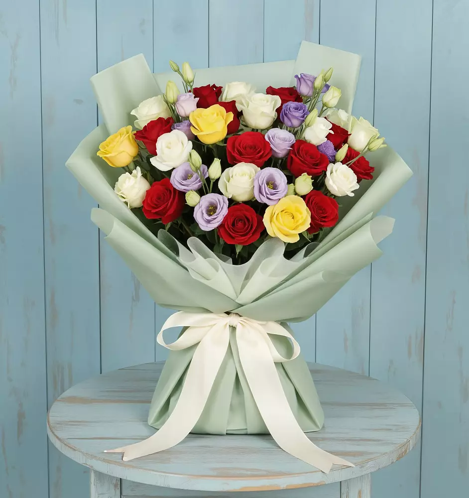 Букет Модная красотка в Нижнем Новгороде Букет цветов из: Розы в Нижнем Новгороде