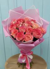 Букет 15 Розовых роз Равель в Нижнем Новгороде