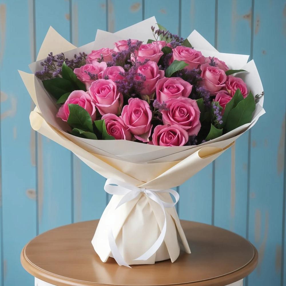 Букет счастливые мгновения в Нижнем Новгороде Букет цветов из: Розы в Нижнем Новгороде