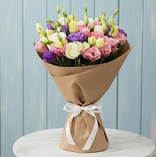 Букет Цветная эустома в Нижнем Новгороде Букет цветов из:  Лизиантусы в Нижнем Новгороде