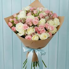 Букет романтичный подарок в Нижнем Новгороде Букет цветов из:  Розы в Нижнем Новгороде