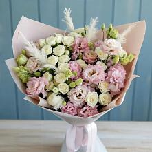 Букет цветов из:  Альстромерии и Розы в Нижнем Новгороде
